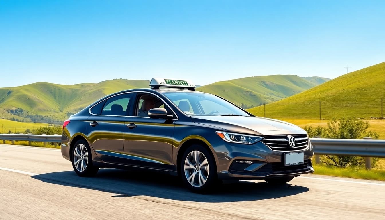 Experience reliable LONG DISTANCE TAXI TRANSFERS on scenic road journeys with modern vehicles.