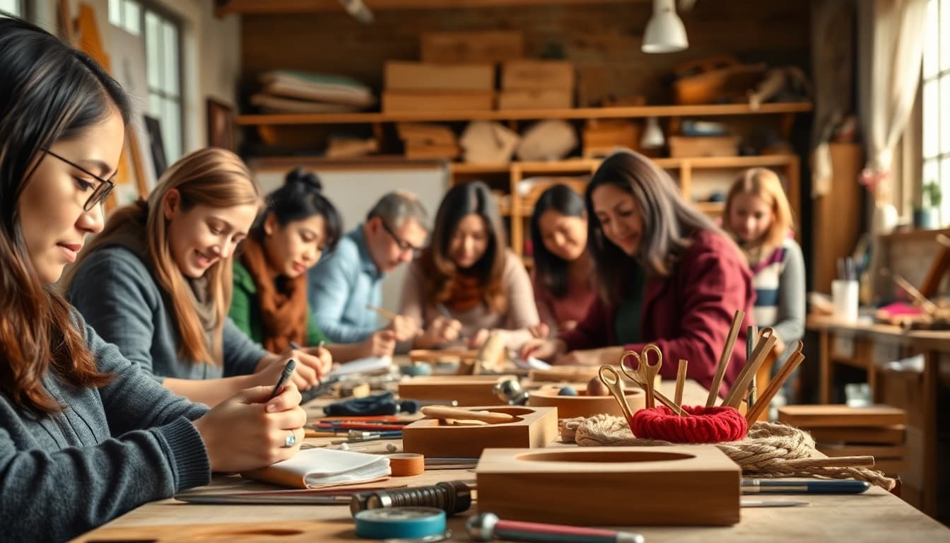 Enhance your skills with hands-on craft training in an engaging workshop setting.