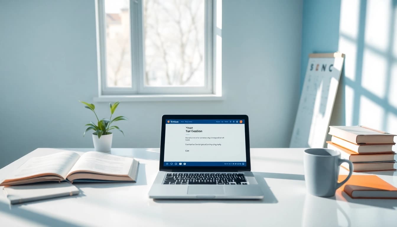 A modern workspace featuring the 有道翻译 interface, illustrating productivity and innovative translation solutions.