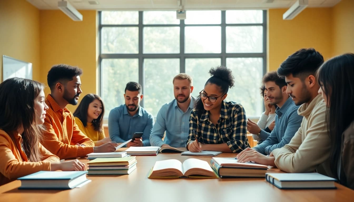 Enhance Education through collaborative learning in a vibrant classroom environment.