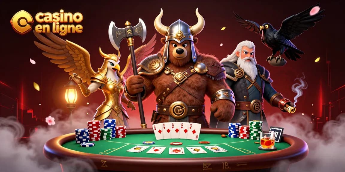 Profitez d'une expérience immersive de jeu de casino en ligne avec des ours vikings captivants.