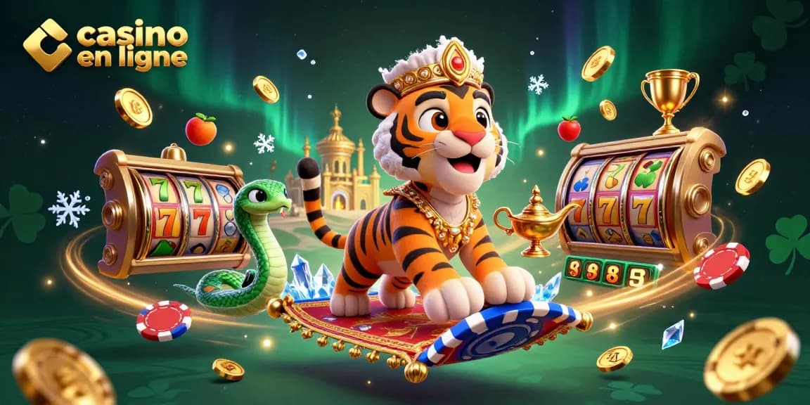 Plongez dans l'univers captivant des casinos en ligne avec ce sultan tigre et ses jackpots scintillants.