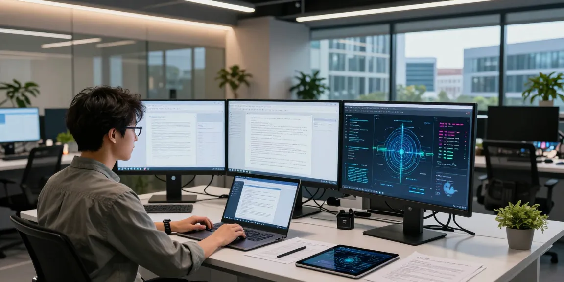 Detect fake pdf verification in a modern tech lab featuring AI analysis on screens