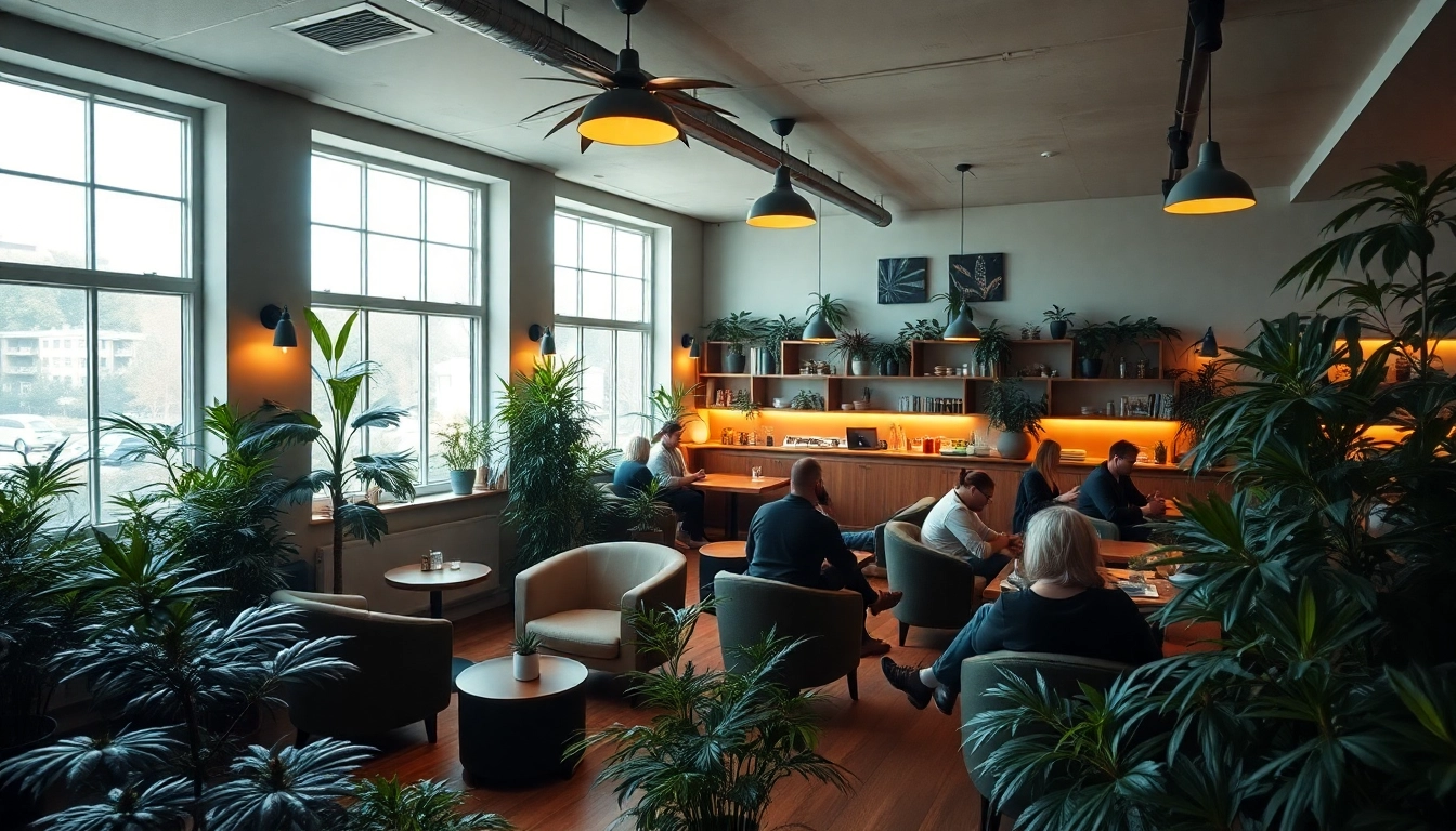 Besonders gemütliche Atmosphäre im cannabis club hamburg, wo Besucher entspannen und die Kultur genießen.