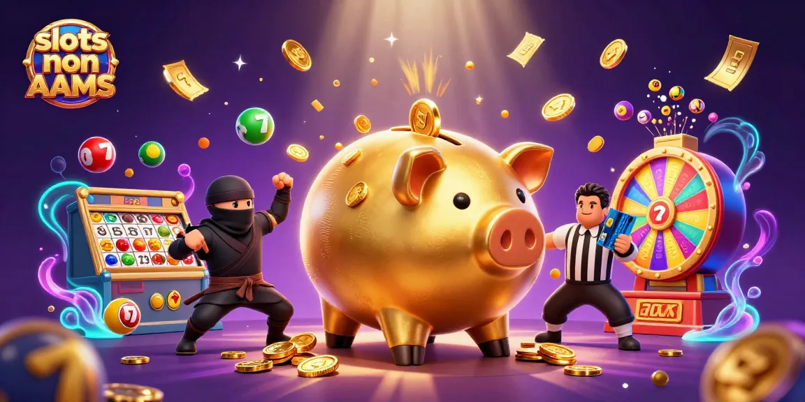 Gioca alle slot non AAMS con simboli colorati e una scena vibrante di divertimento.
