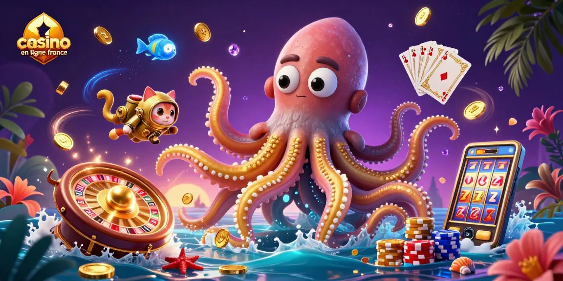 Vivez l'excitation du casino en ligne France avec des personnages fantastiques et des éléments de jeu scintillants.