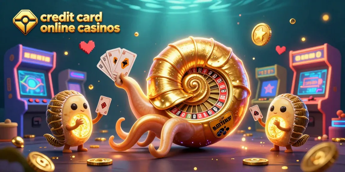 Experience vibrant gaming at credit card online casinos with colorful characters and arcade elements.