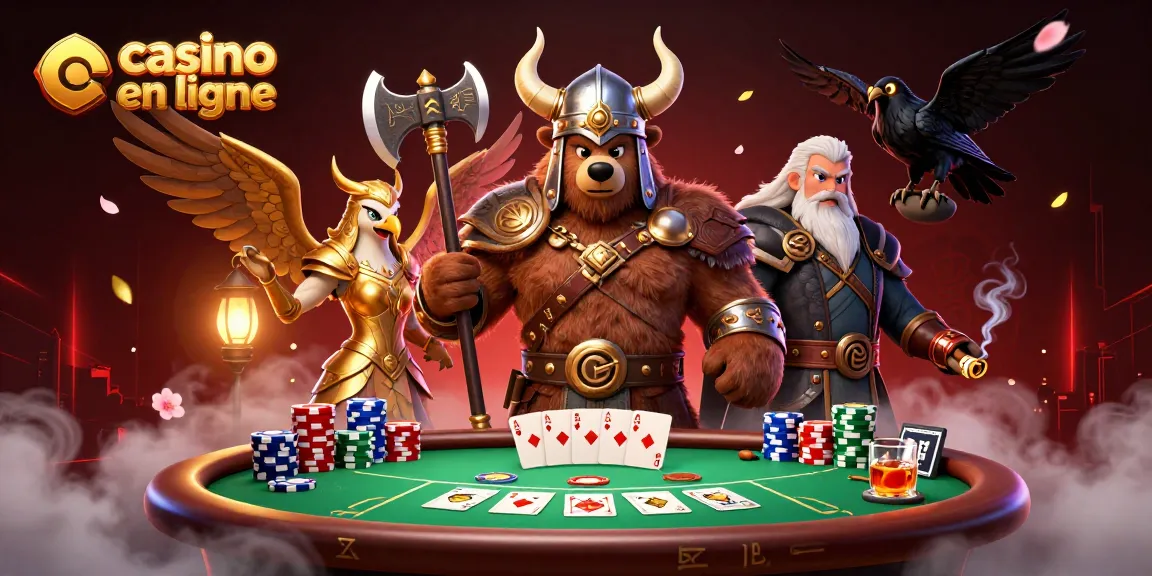 Profitez d'une expérience immersive de jeu de casino en ligne avec des ours vikings captivants.