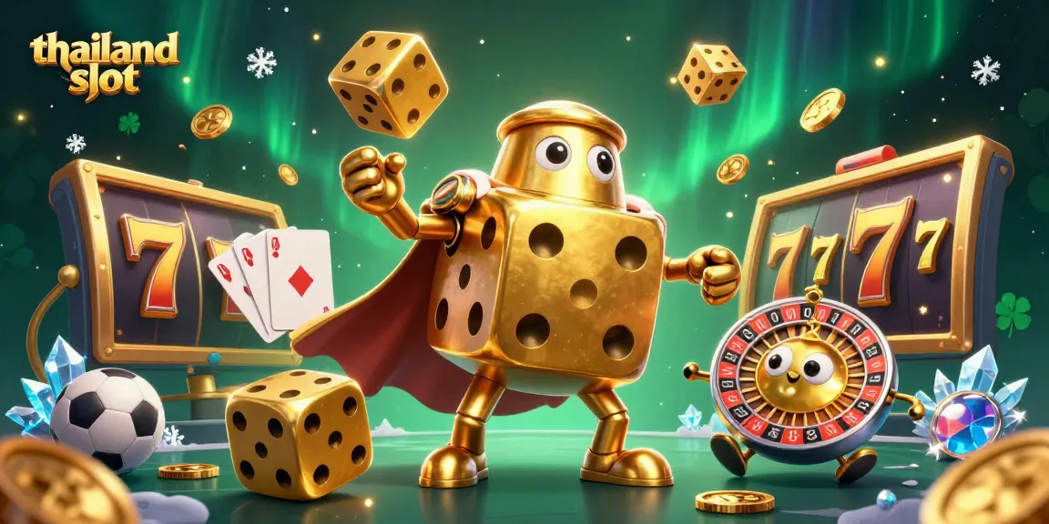 Experience the excitement of thailand slot with vibrant slot reels and dynamic 3D casino characters in action.