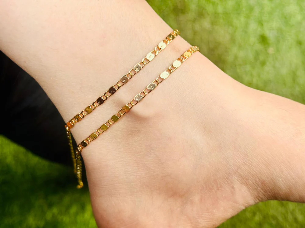 Gold Anklet for Women Timeless Luxury by Cervin Blanc