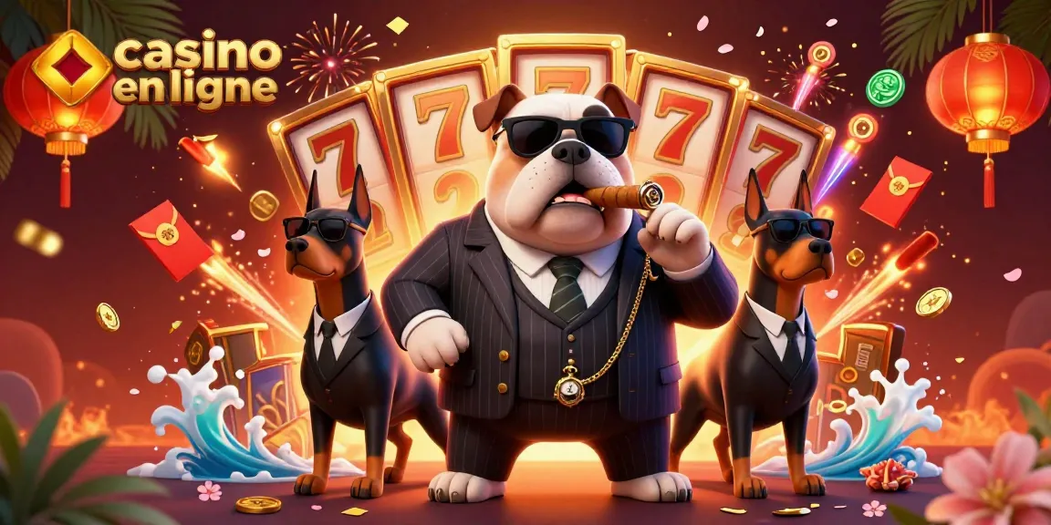 Les jeux au casino en ligne prennent vie avec un bulldog mafieux, fascinant et rempli de richesses.