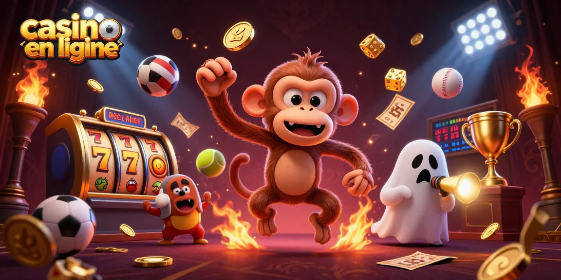Un poltergeist malicieux et un chiot chasseur de fantômes découvrent le casino en ligne rempli de jeux.