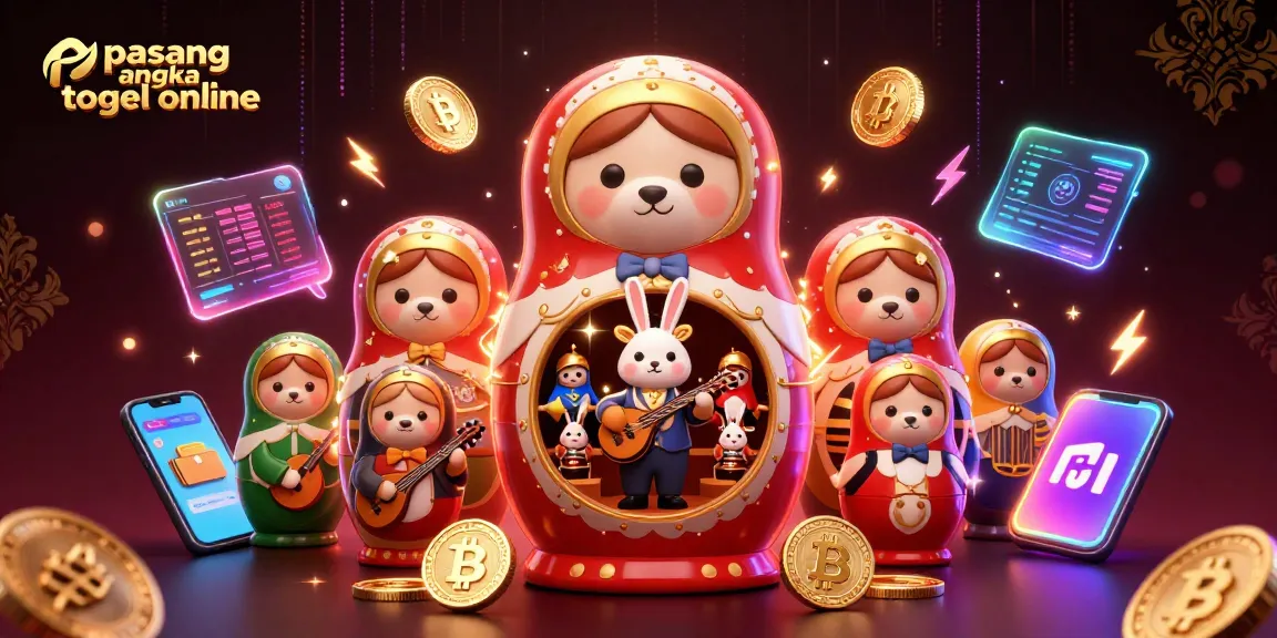 Engage in pasang angka togel online with a vibrant 3D illustration showcasing a fun casino theme.