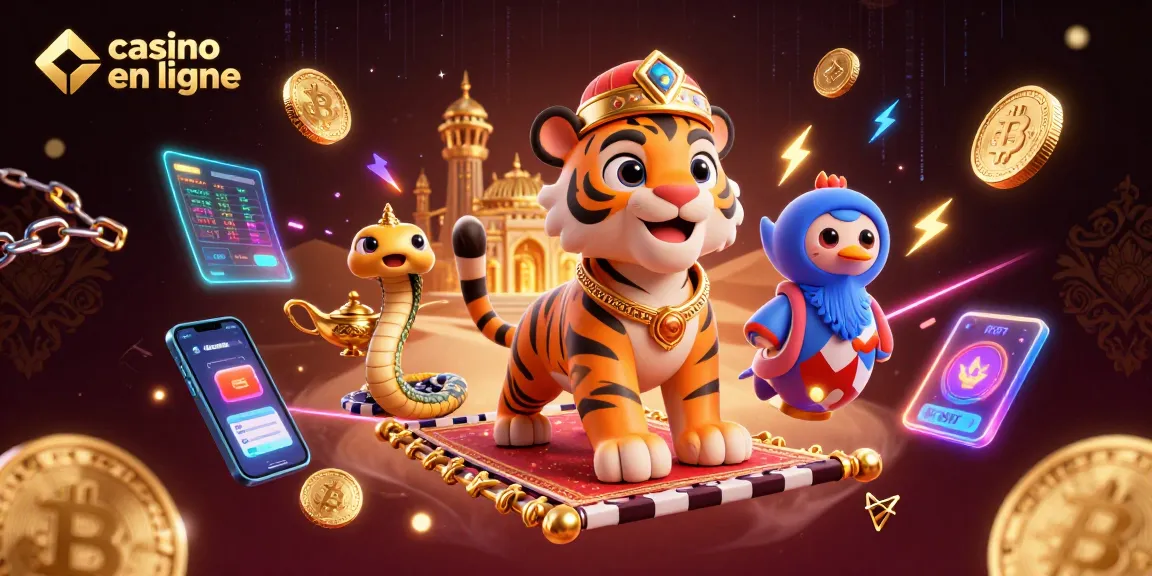 Jouer sur un casino en ligne avec un sultan, un serpent génie et des éléments de crypto-monnaie.