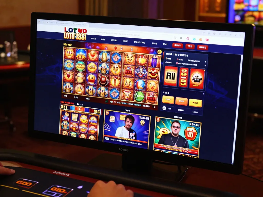 Experience live gaming thrills at LOTO 188 with vibrant user interface and exciting gameplay