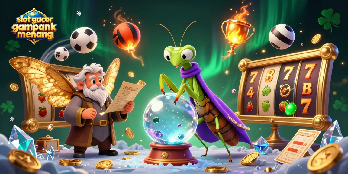 Experience slot gacor gampang menang with the mystical charm of our 3D characters in an engaging digital illustration.