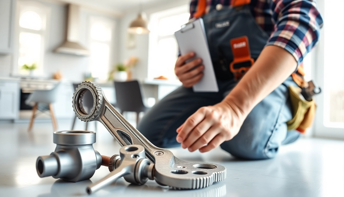 North Shore plumbing expert fixing pipes, showcasing quality service and professionalism.
