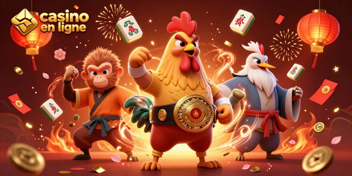 Jouer à des jeux captivants sur un casino en ligne animé avec des personnages colorés.