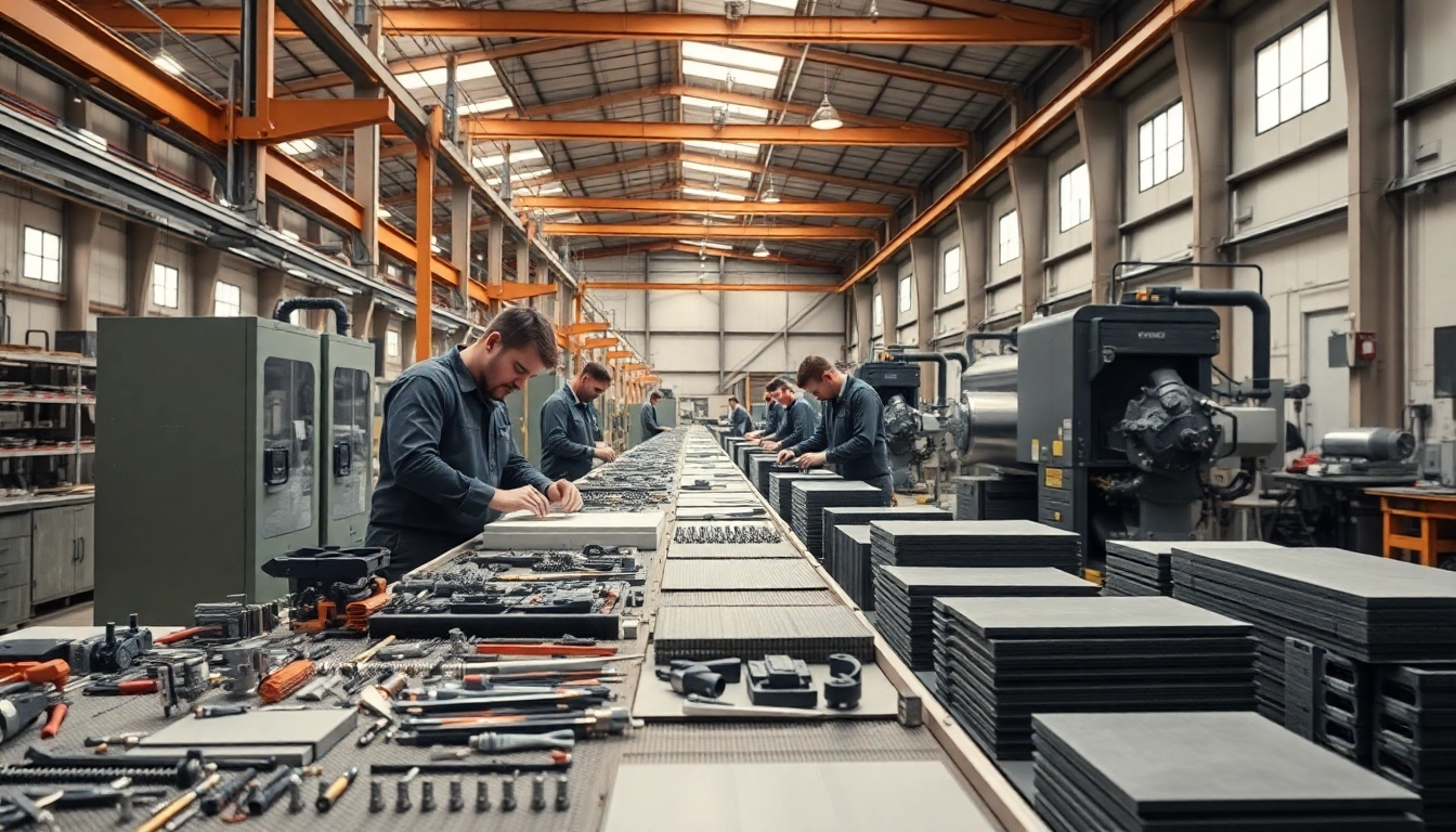 GRP Manufacturer demonstrating advanced composite material production techniques in an industrial environment.