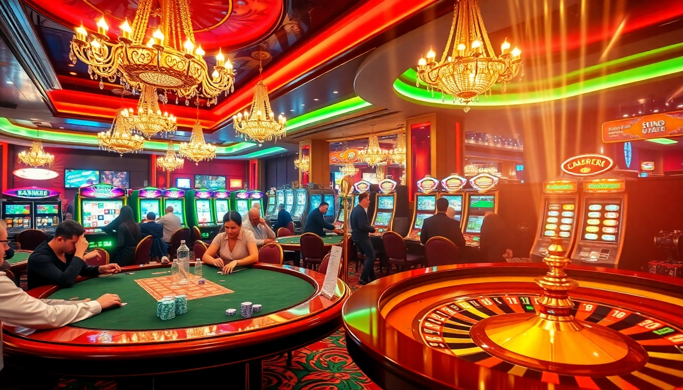 Rejoignez l'excitation au meilleur casino en ligne avec des joueurs engagés autour d'une élégante table de poker.