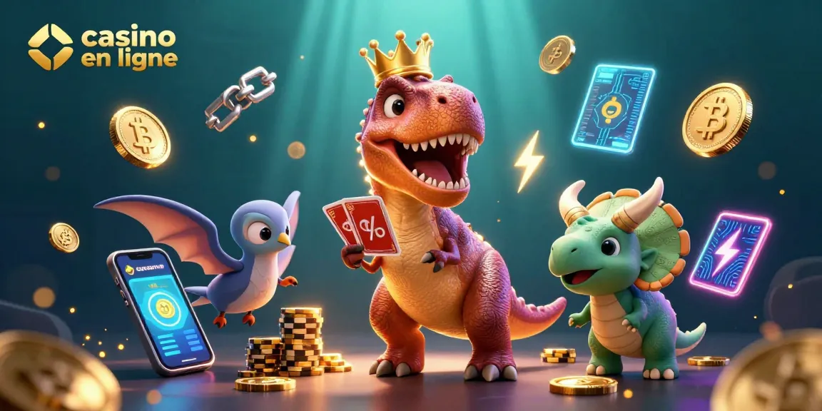 Jouez au casino en ligne avec des jeux captivants et un design 3D coloré.