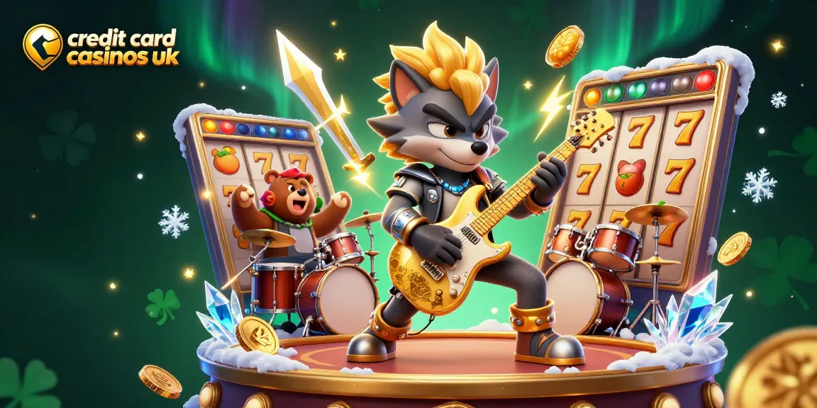 Engage with thrilling gameplay at credit card casinos uk featuring exciting slot reels and vibrant characters.