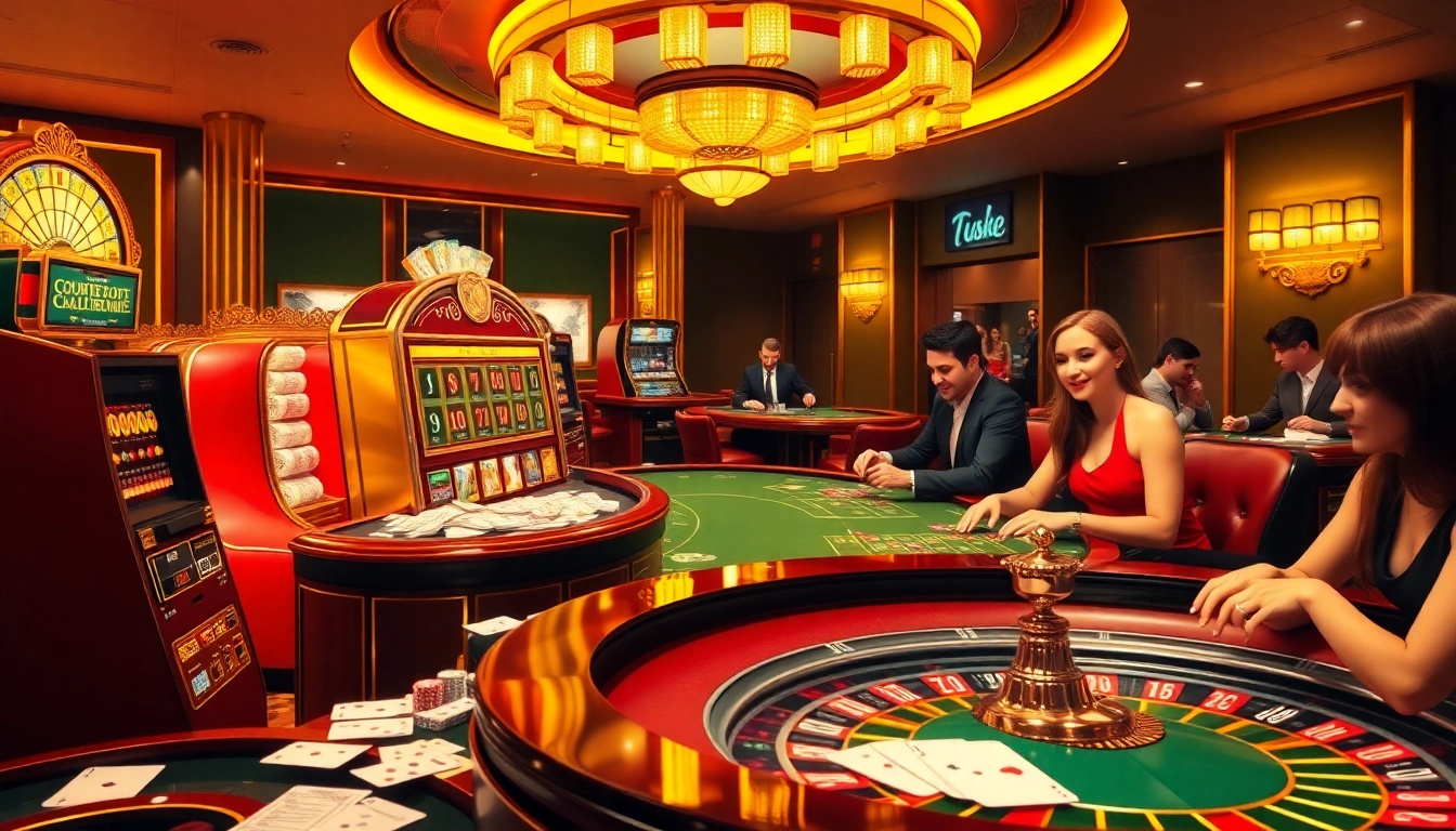 Vivez l'excitation du meilleur casino en ligne avec des jeux vibrants et des éléments de jeu luxueux.