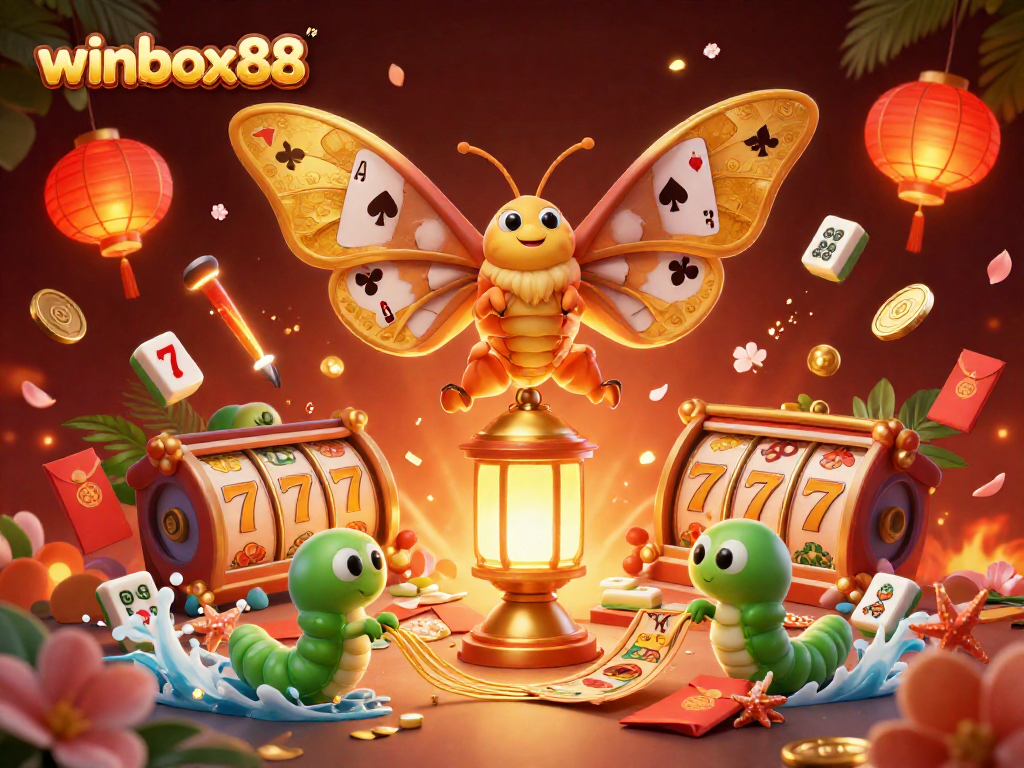 Experience the thrill of winbox88 with a lively casino scene showcasing vibrant elements.
