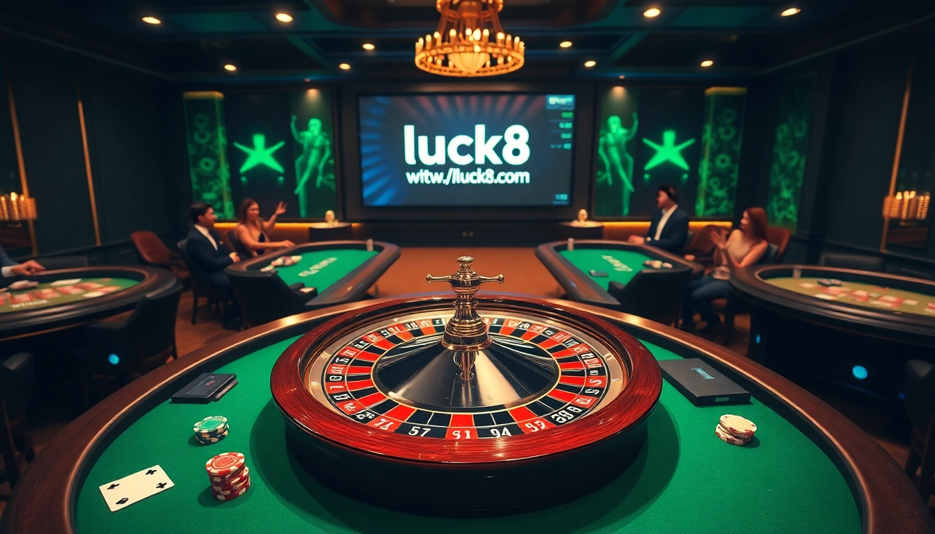 Trải nghiệm cảm giác hồi hộp khi chơi tại https://luck8.com với bàn casino sống động và những pha hành động đầy kịch tính.