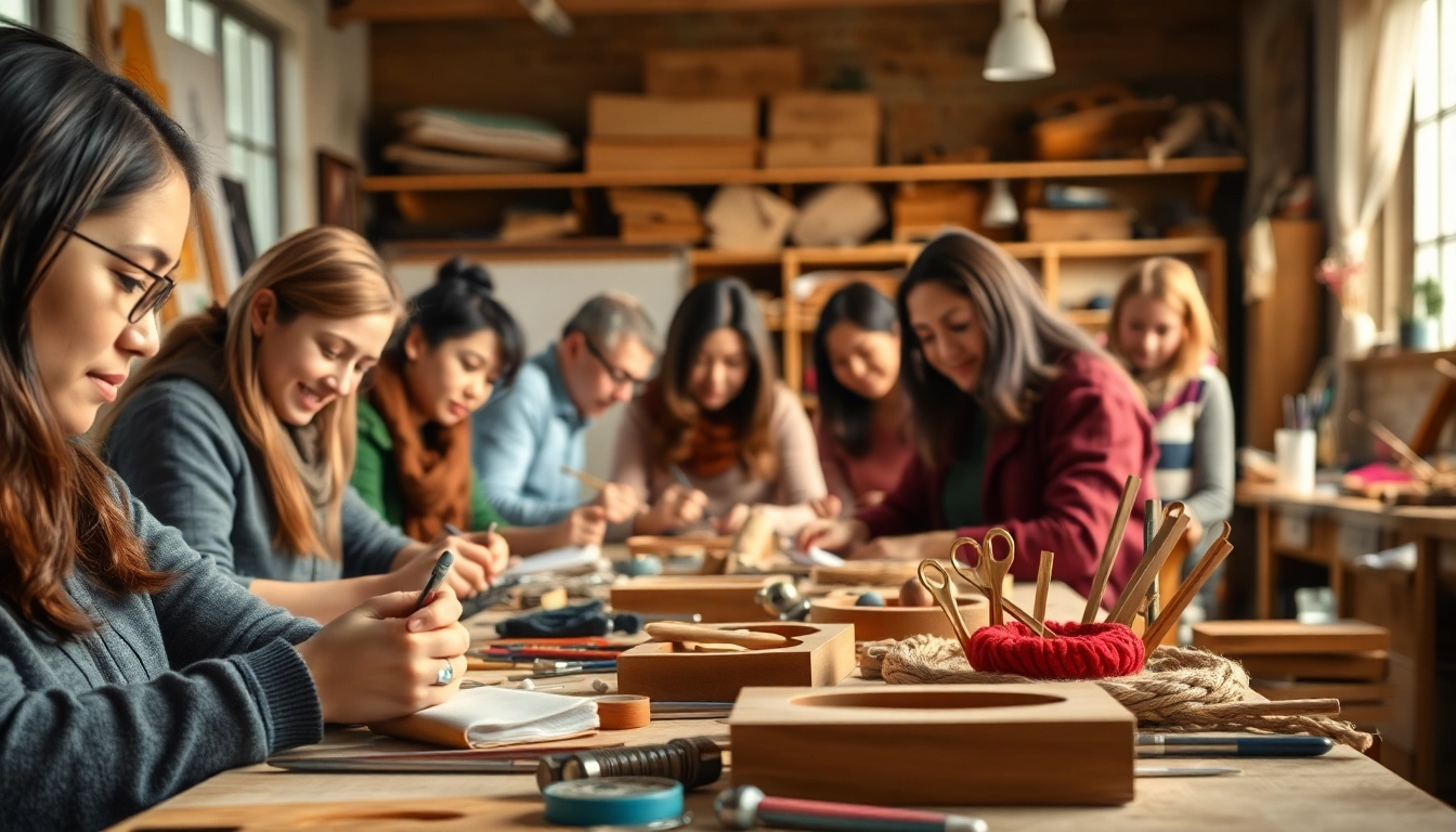 Enhance your skills with hands-on craft training in an engaging workshop setting.