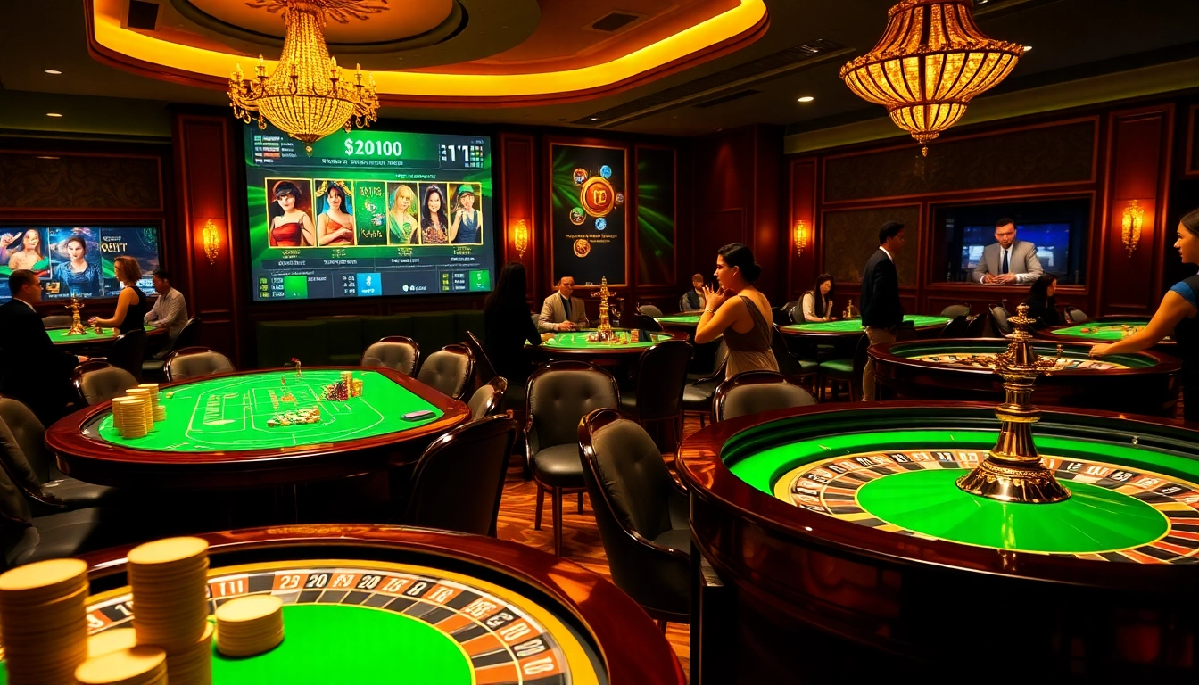 Découvrez le luxe et l'excitation du meilleur casino en ligne avec des tables vibrantes et des jeux engageants.
