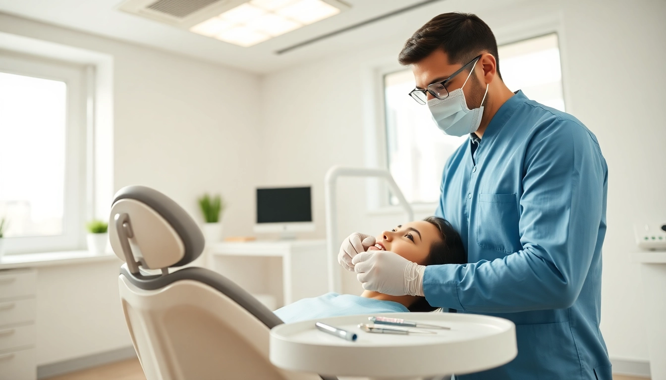 Dentist in Manhattan IL providing expert care in a modern dental office.