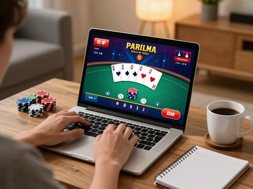 Experience the thrill of đăng nhập dn88 for online poker in a cozy home setting with gaming strategy notes.