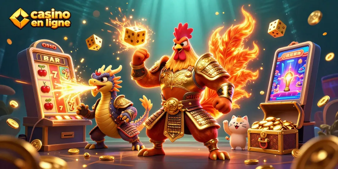 Découvrez le gaming dynamique sur casino en ligne, avec héros et symboles de jackpot en action.