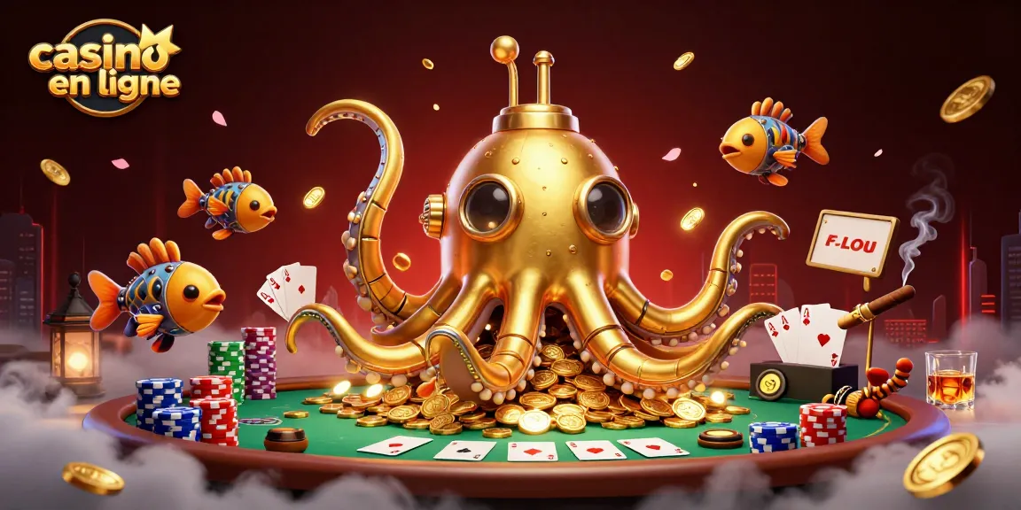 Découvrez le monde vibrant des casinos en ligne avec une illustration 3D captivante.