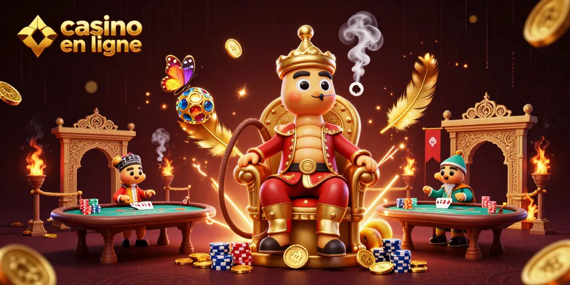 Jouez sur un casino en ligne avec une illustration captivante d'une chenille maître de hookah.