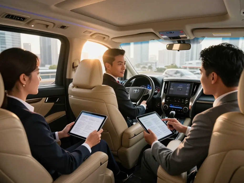 Trải nghiệm du lịch sang trọng với thuê xe Alphard tại Hồ Chí Minh trong một chiếc xe phong cách cùng tài xế chuyên nghiệp.