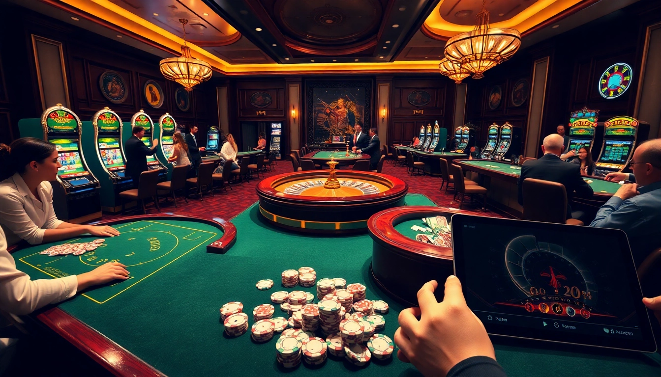 Participez à des jeux passionnants au meilleur casino en ligne avec des tables luxueuses, des machines à sous vibrantes et un gameplay excitant.