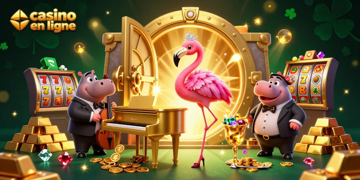 Venez vivre l'expérience de casino en ligne avec des personnages animés sous un éclairage éblouissant.