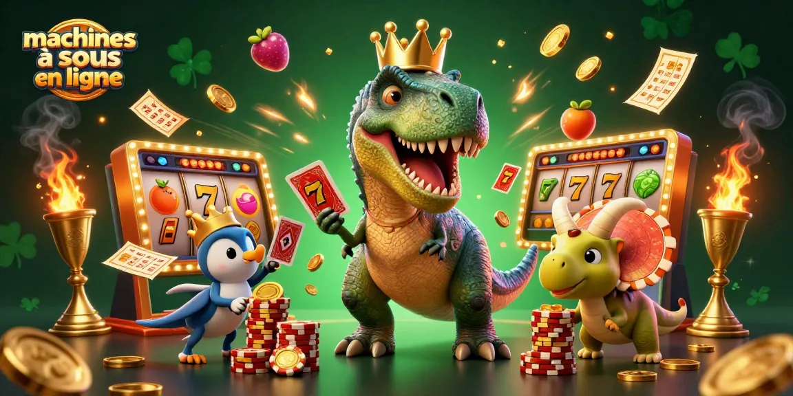 Gagnez avec les machines à sous en ligne grâce aux jackpots et aux rouleaux colorés.