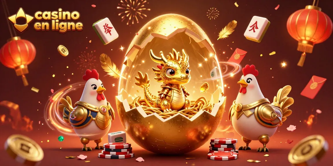 Gagnez gros avec le casino en ligne en découvrant des dragons d'or entourés de richesses.