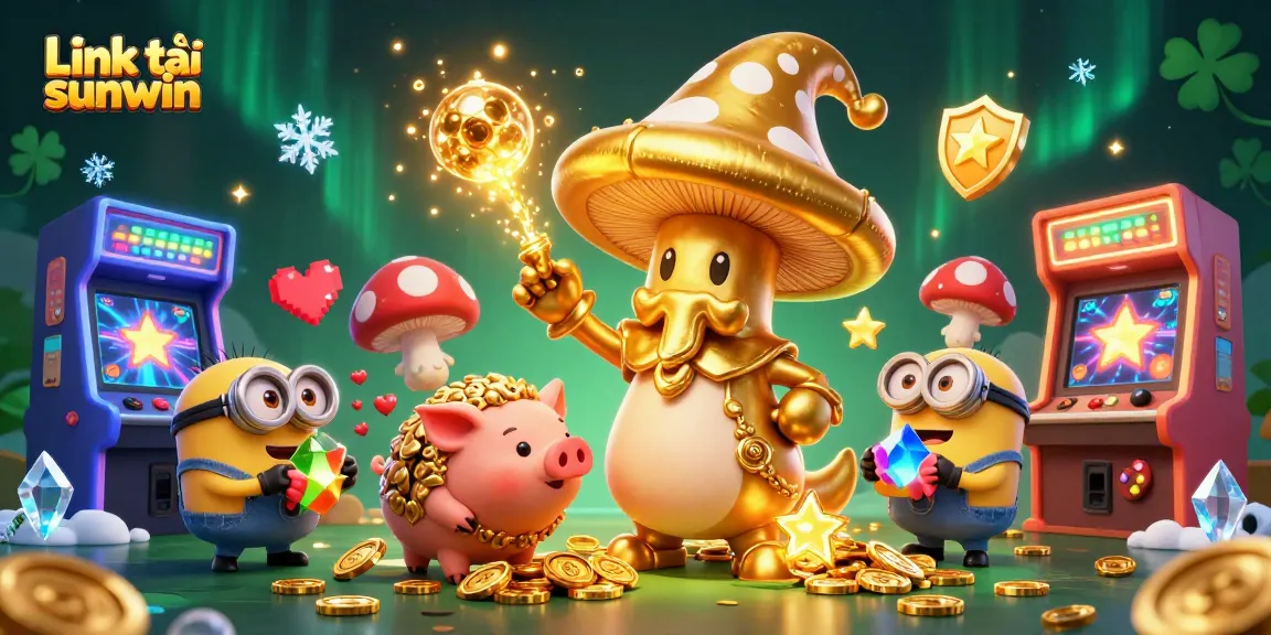 Experience the thrill with Link tải sunwin as the wizard channels gold in a vibrant gaming scene.