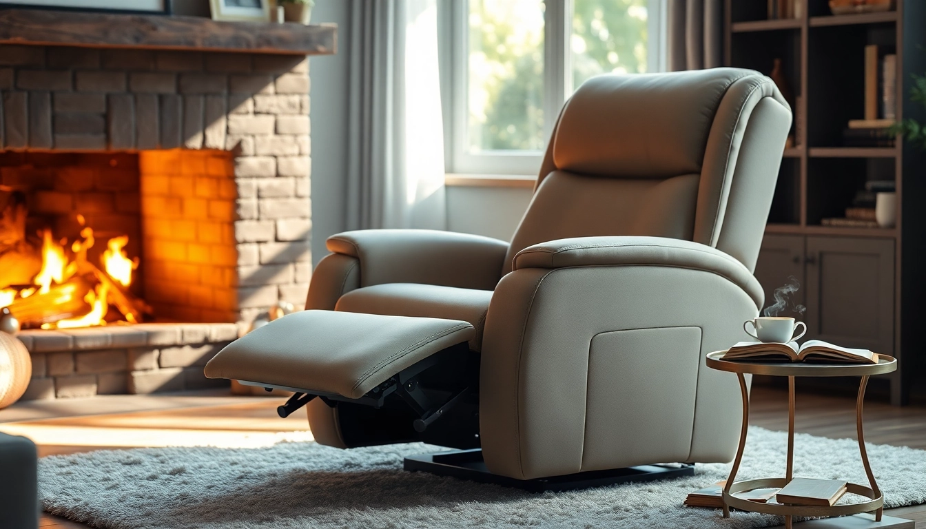 Leather Lift Recliner Chair for Luxury Comfort