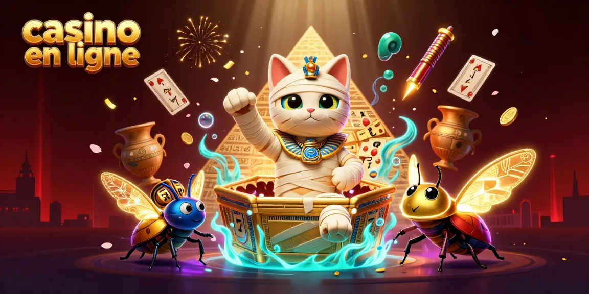 Jouer au casino en ligne avec cette illustration, mettant en avant des éléments et personnages dynamiques