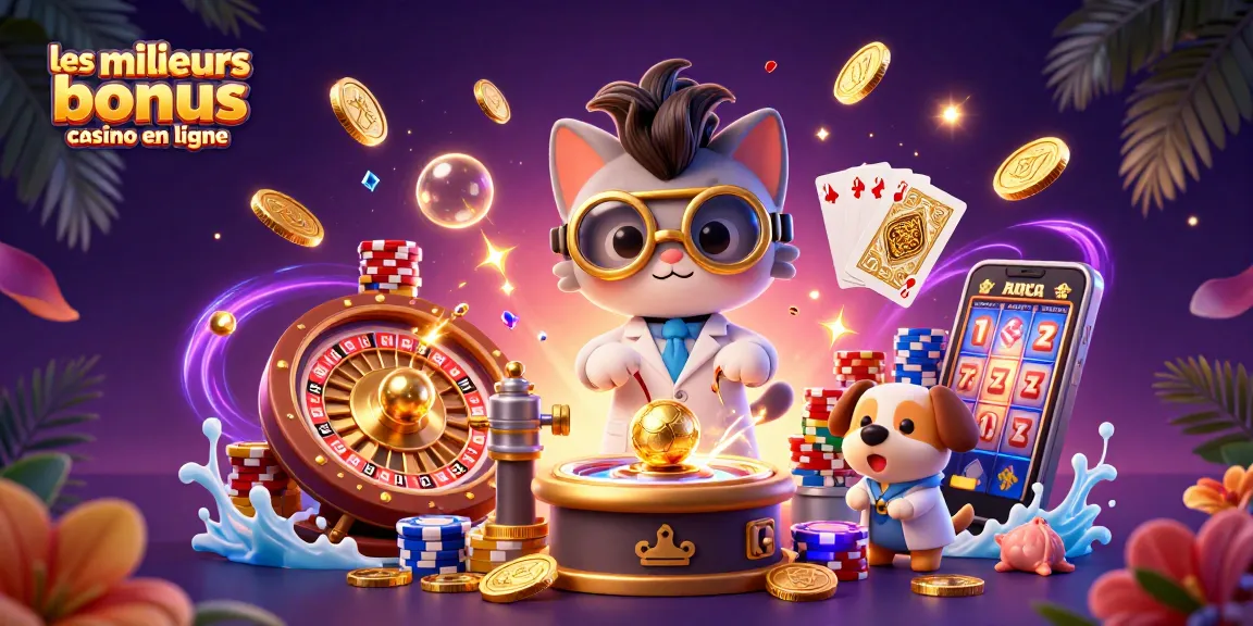 Découvrez les meilleurs bonus casino en ligne et maximisez vos gains avec ce visuel captivant.