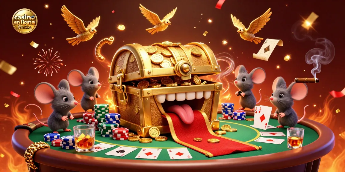 Plongez dans l'univers du casino en ligne France avec cette illustration captivante embrassant l'excitation du jeu.