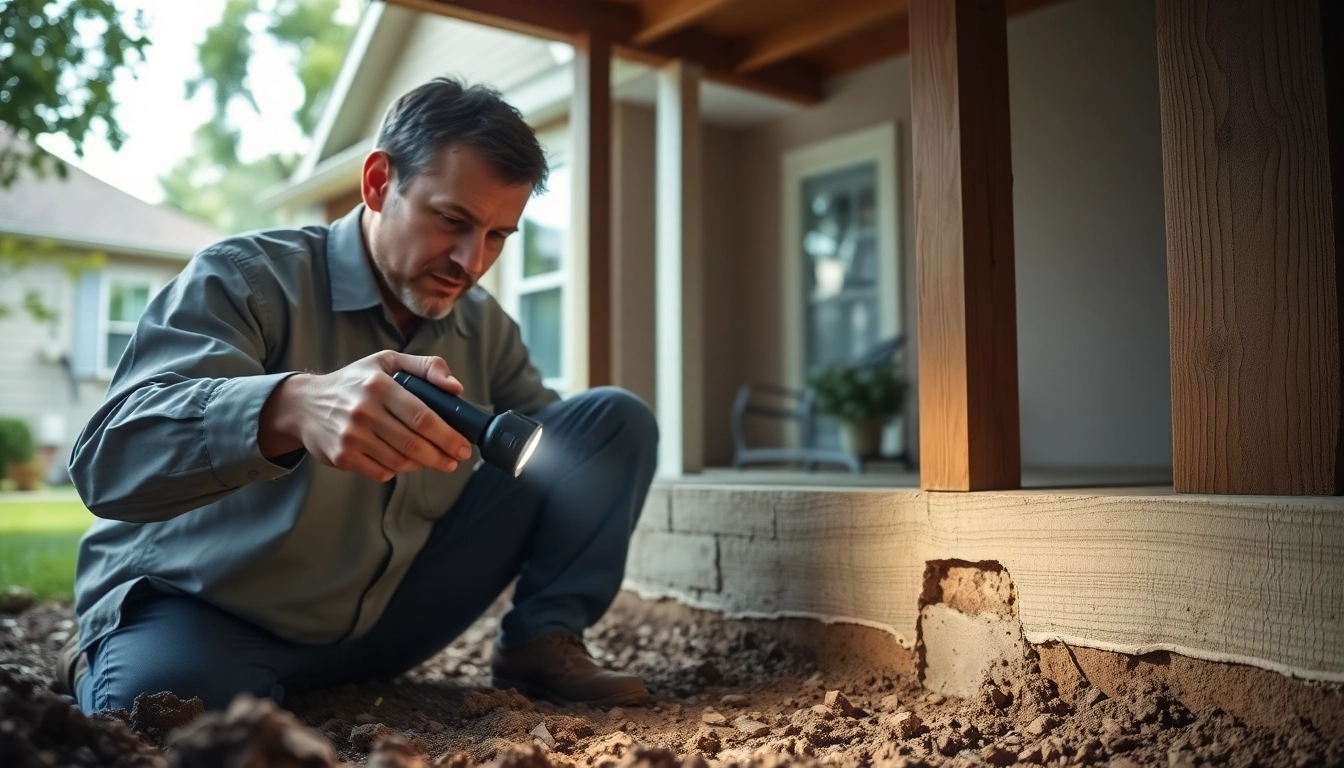 Inspect real estate termite inspection signs clearly during a thorough inspection process.