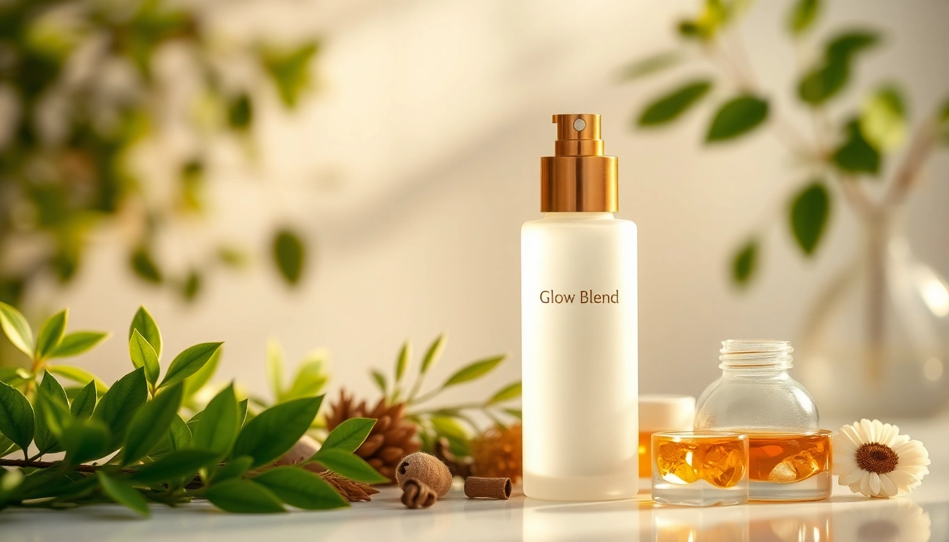 Enhance your skincare routine with Glow Blend, a luxurious product featuring rich, natural ingredients.