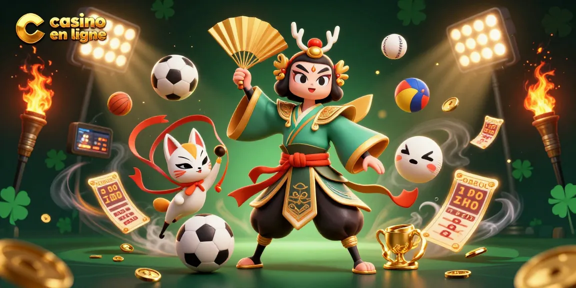 Vivez des moments forts de jeu avec casino en ligne, animé par des personnages colorés et des éléments sportifs.