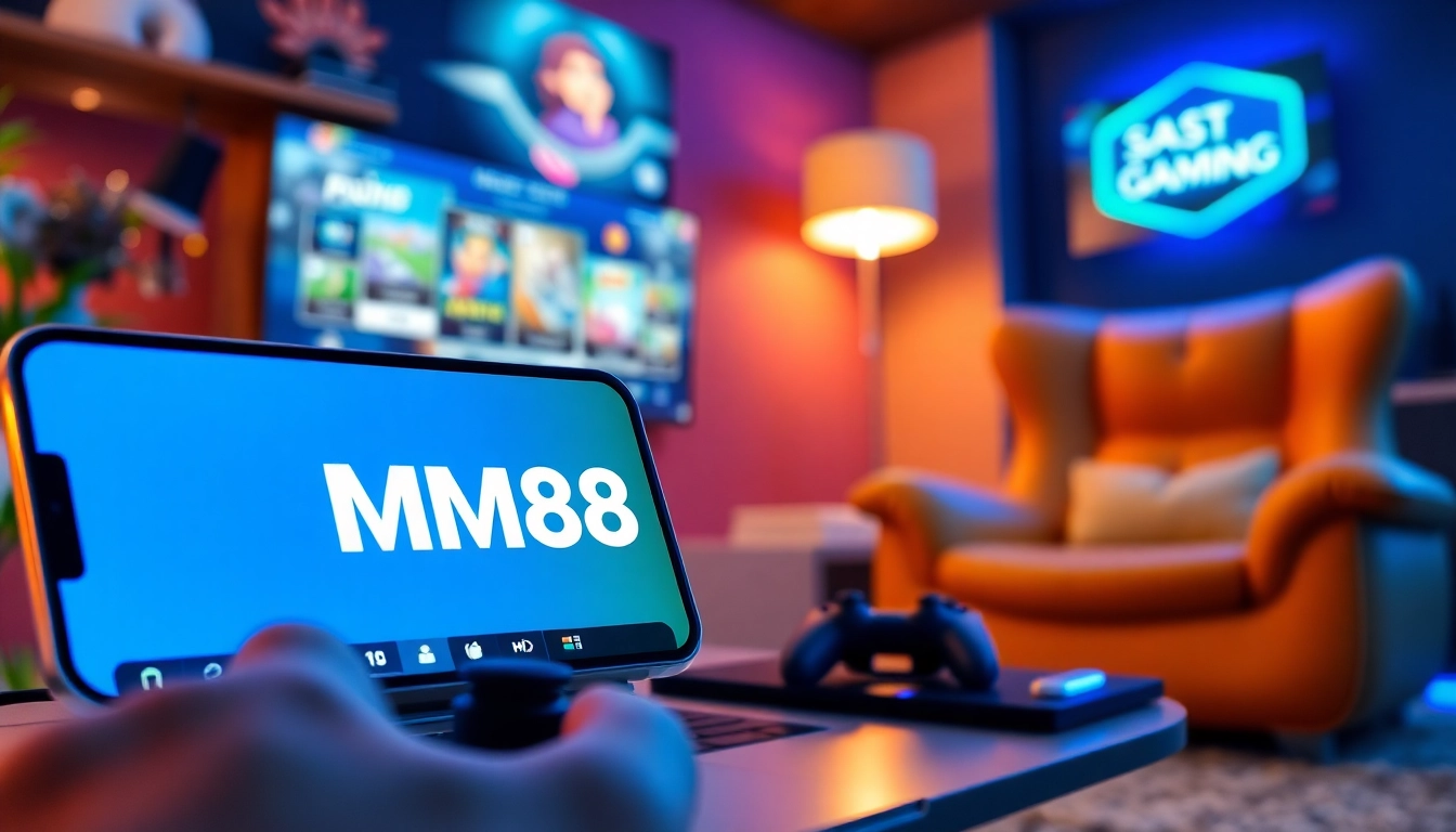 MM88 online gaming platform on smartphone and laptop for a user-friendly experience.